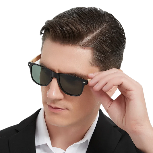 Stylish adult wearing CaRaUaNa Fashion sunglasses with a luxurious Look