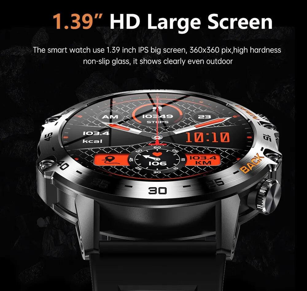 Xiaomi Bluetooth Call Smart Watch Men Outdoor Sports Smartwatch for Android IOS Phone