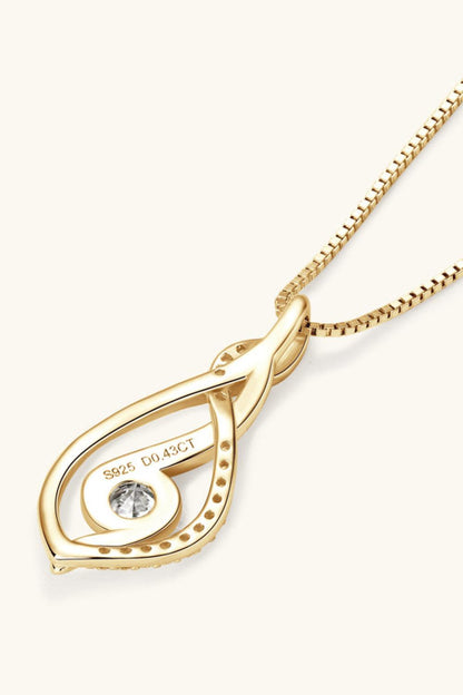 Moissanite 925 Sterling Silver Necklace Carauana Store