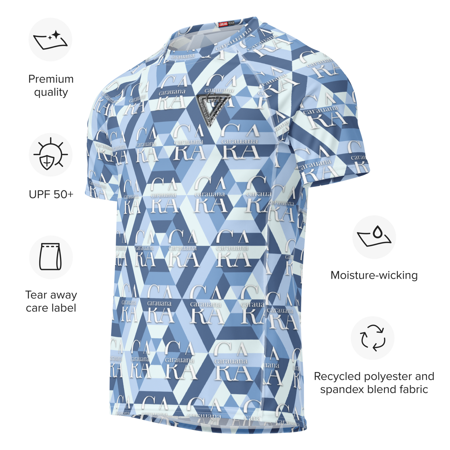 Original CaRaUaNa Rash Guard Brand Edition V107 Carauana Store