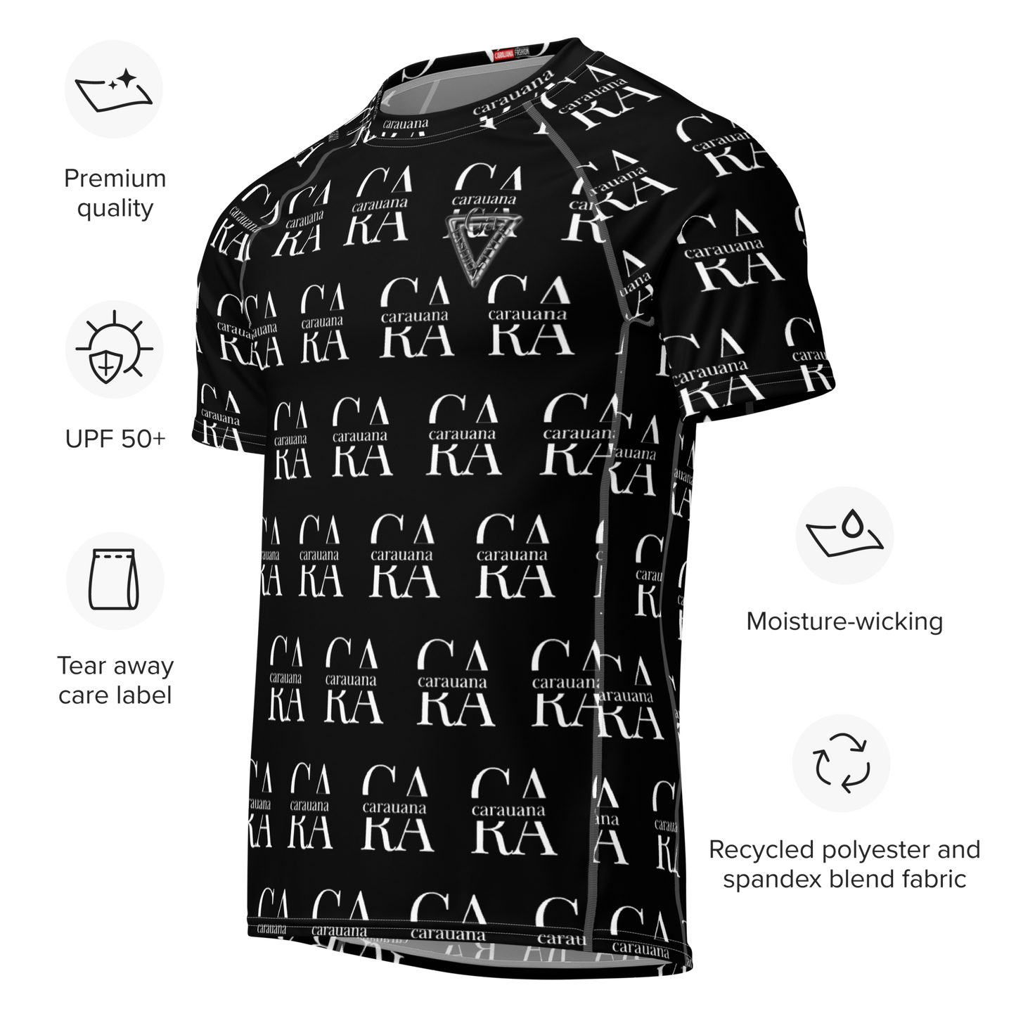 Original CaRaUaNa Rash Guard - BLACK