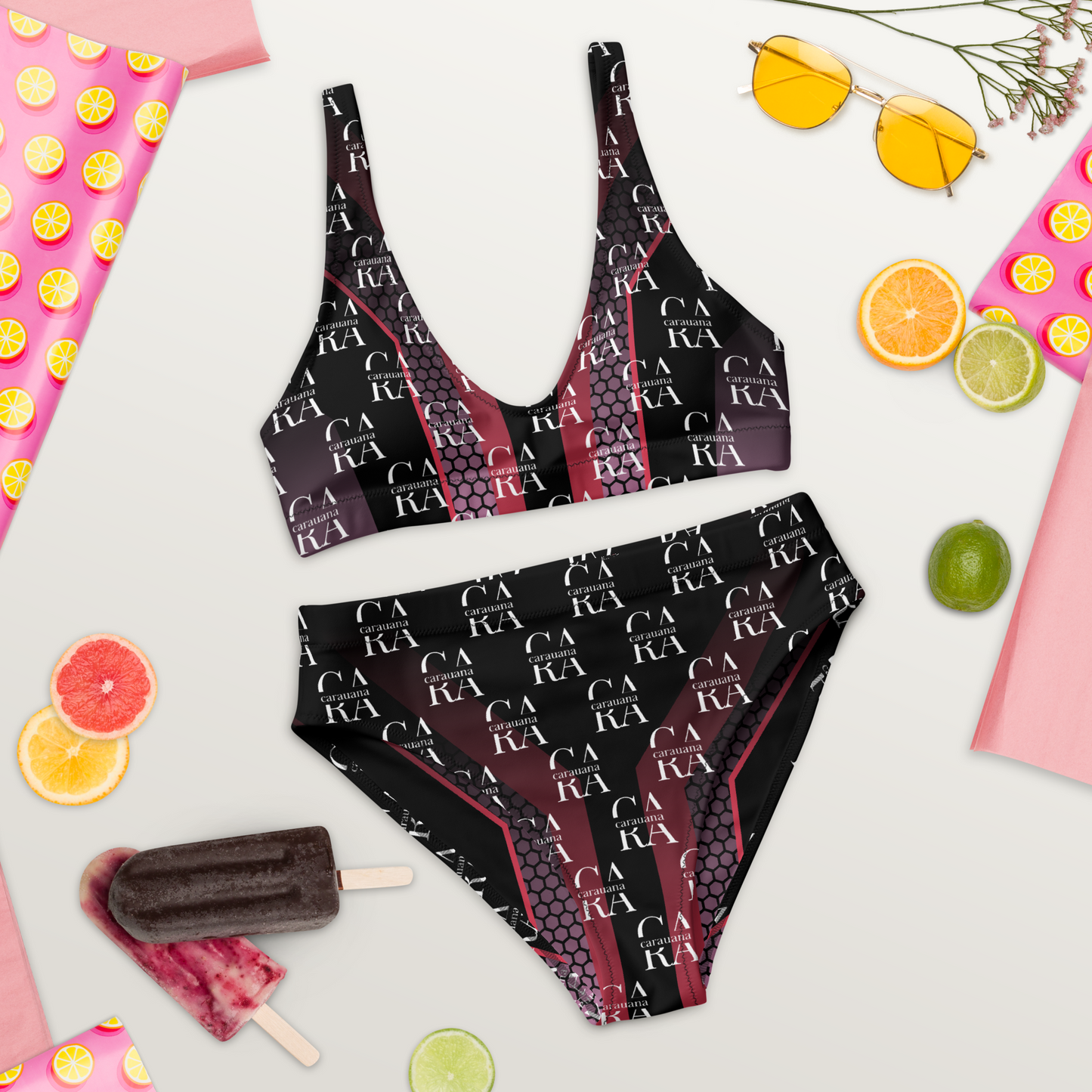 Original CaRaUaNa Costume Sets black Pink Carauana Store