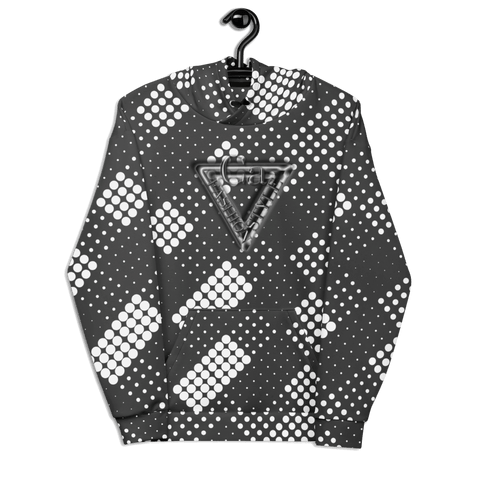 CaRaUaNa Unisex Hoodie Grey white