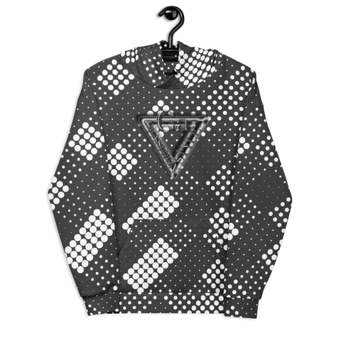 CaRaUaNa Unisex Hoodie Grey white