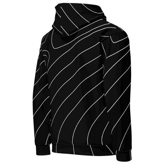 CaRaUaNa Unisex Hoodie Black Branded CaRaUaNa Fashion