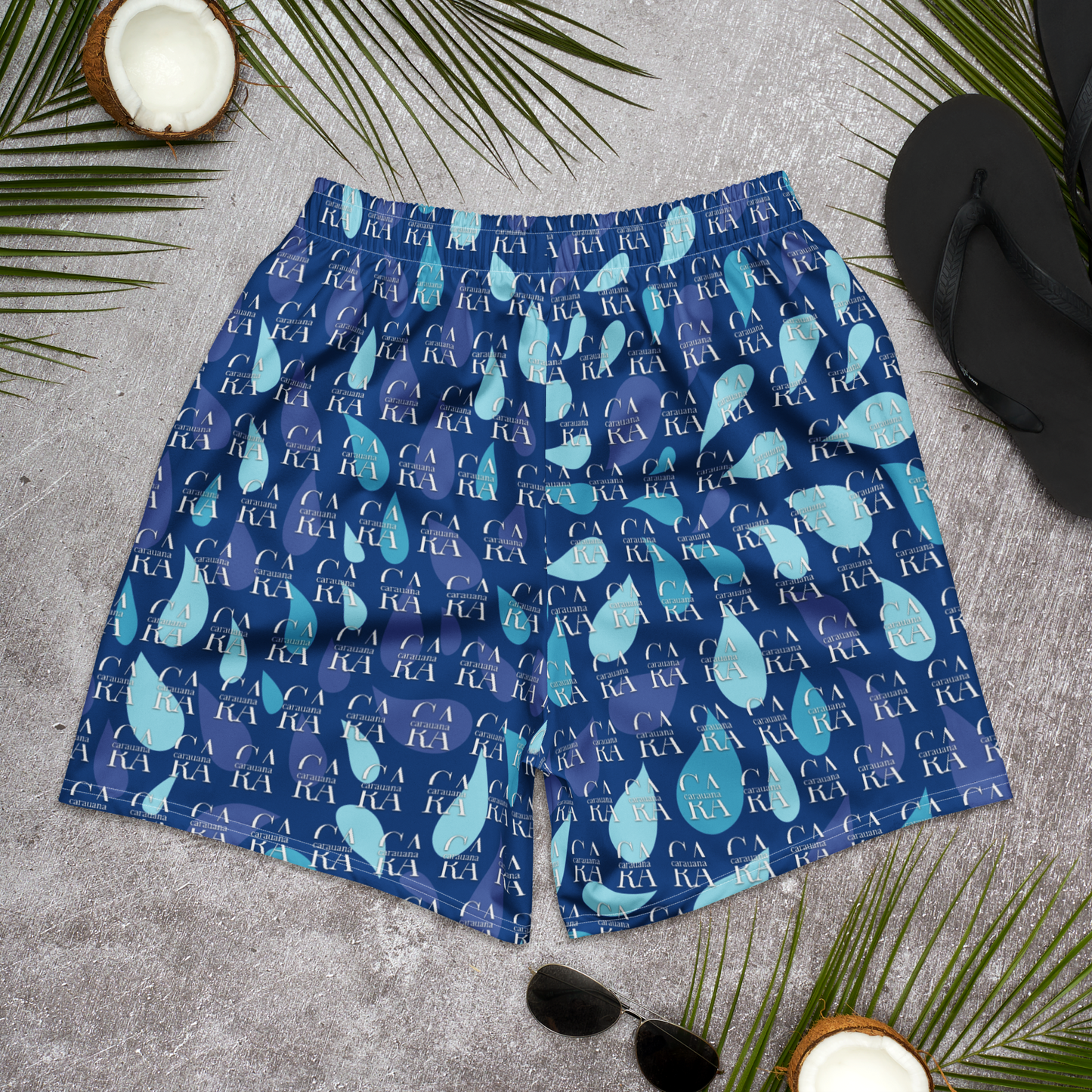 CaRaUaNa Athletic Shorts Unisex blue sky