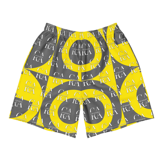 CaRaUaNa Athletic Shorts Unisex Yellow Carauana Store