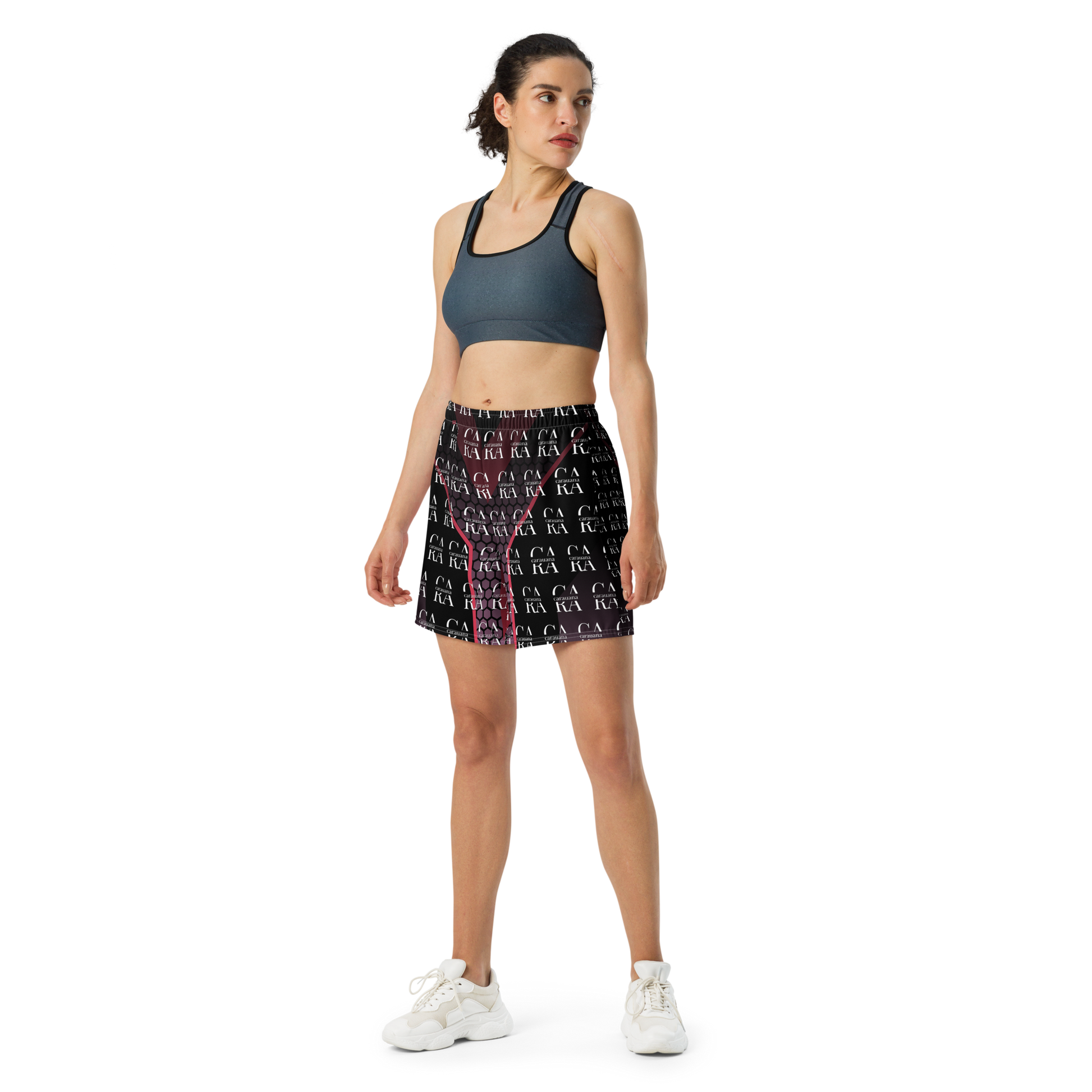 CaRaUaNa Athletic Shorts Unisex black PINK Carauana Store