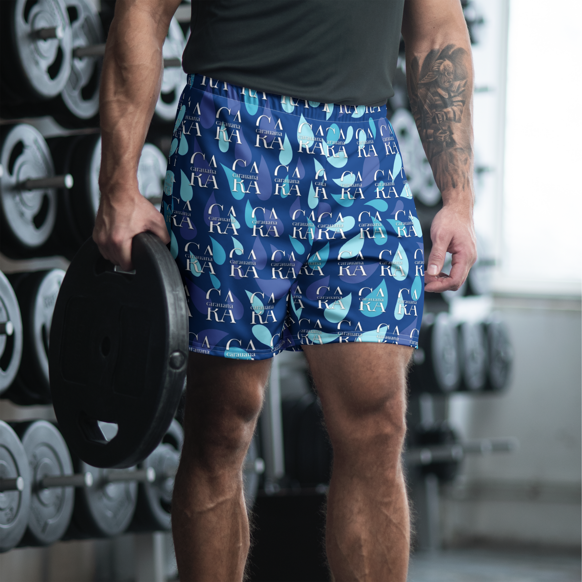 CaRaUaNa Athletic Shorts Unisex blue sky