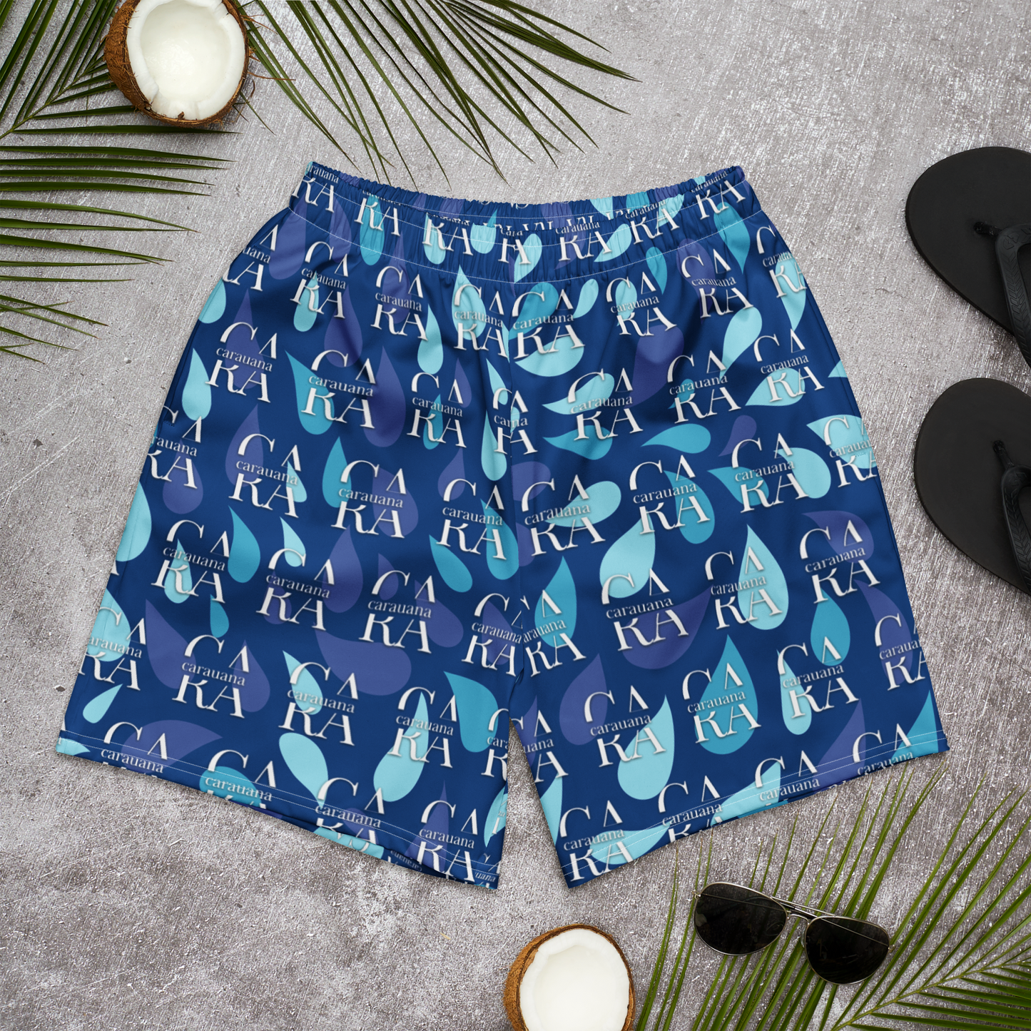 CaRaUaNa Athletic Shorts Unisex blue sky