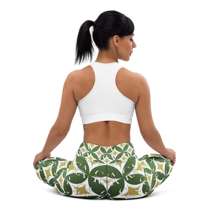 CaRaUaNa Leggings SPORT Pattern Green