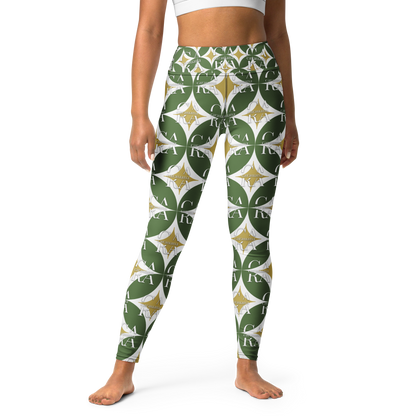 CaRaUaNa Leggings SPORT Pattern Green