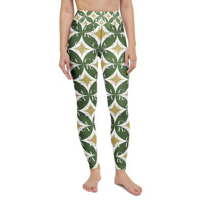 CaRaUaNa Leggings SPORT Pattern Green