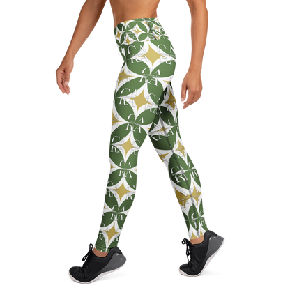 CaRaUaNa Leggings SPORT Pattern Green