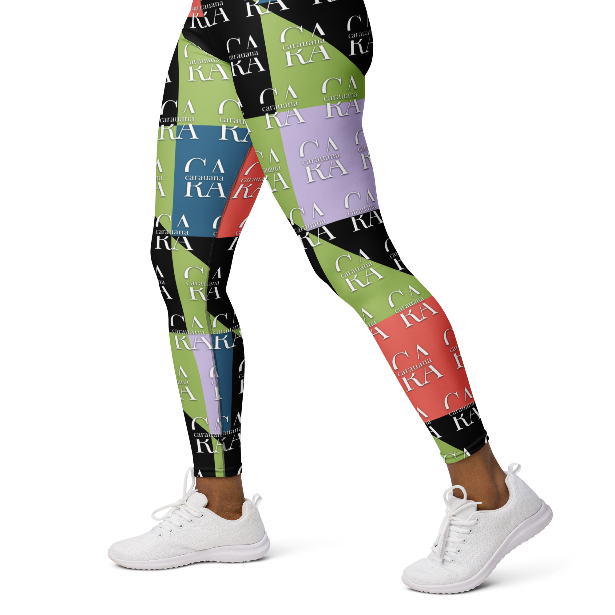 CaRaUaNa Leggings SPORT Green Black Carauana Store