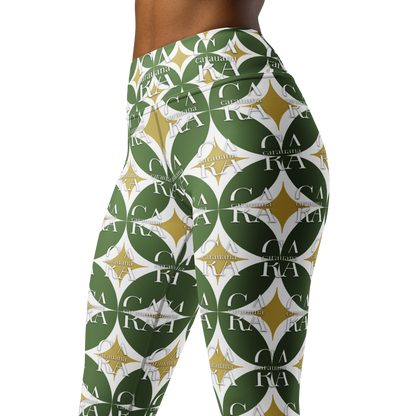 CaRaUaNa Leggings SPORT Pattern Green