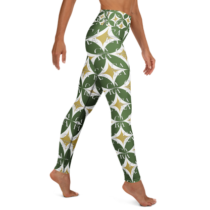CaRaUaNa Leggings SPORT Pattern Green