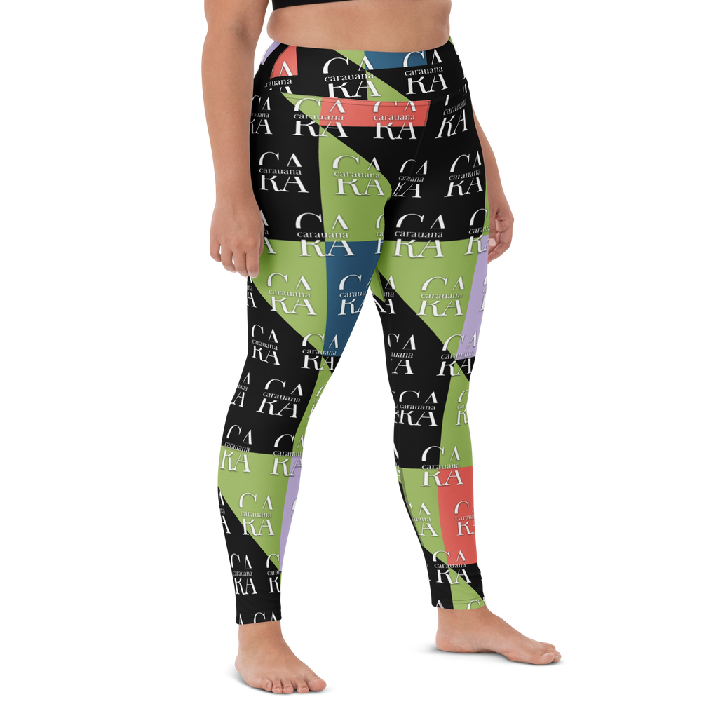 CaRaUaNa Leggings SPORT Green Black Carauana Store