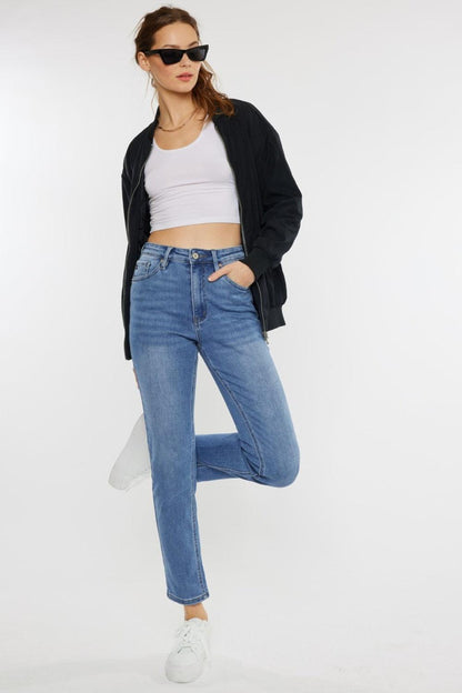Kancan Full Size Cat's Whiskers High Waist Jeans Carauana Store