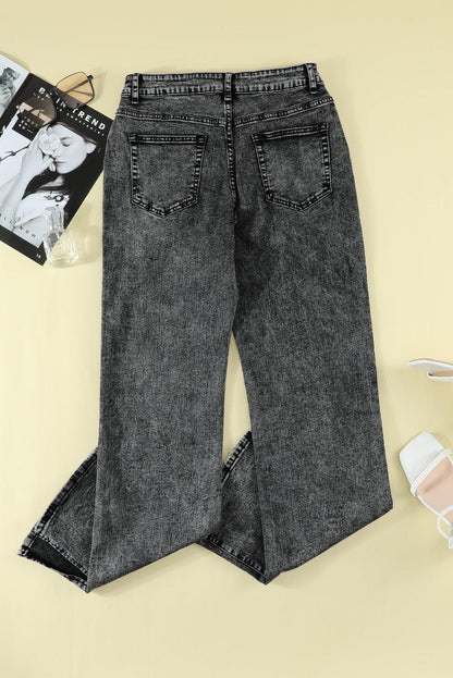 Slit Flare Jeans Carauana Store