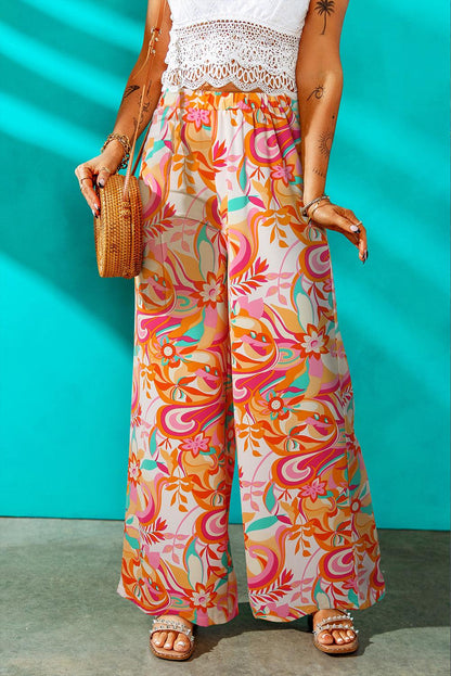 Floral Wide Leg Pants Carauana Store
