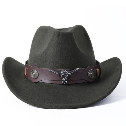 cowboy hat monochrome felt Unisex