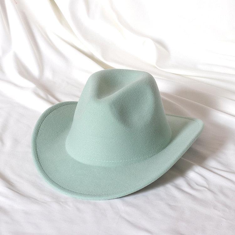 cowboy hat monochrome felt Unisex