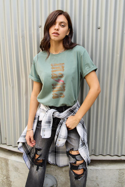 Simply Love Full Size MAMA Short Sleeve T-Shirt Carauana Store