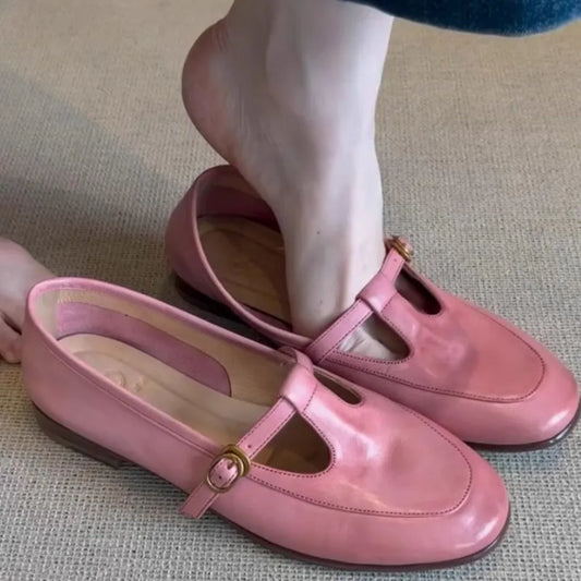 Round Toe Flat Slip-Ons