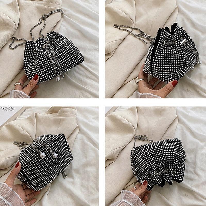 diamond clutch shoulder bag Shinny Rhinestone Evening Shoulder Bags