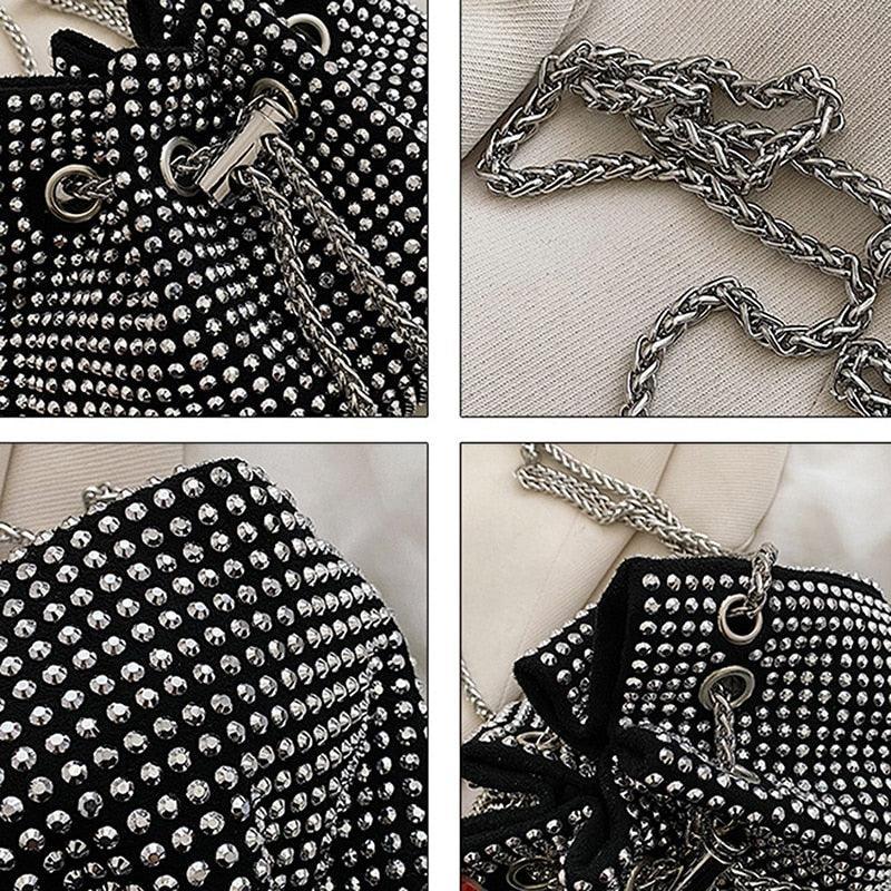 diamond clutch shoulder bag Shinny Rhinestone Evening Shoulder Bags