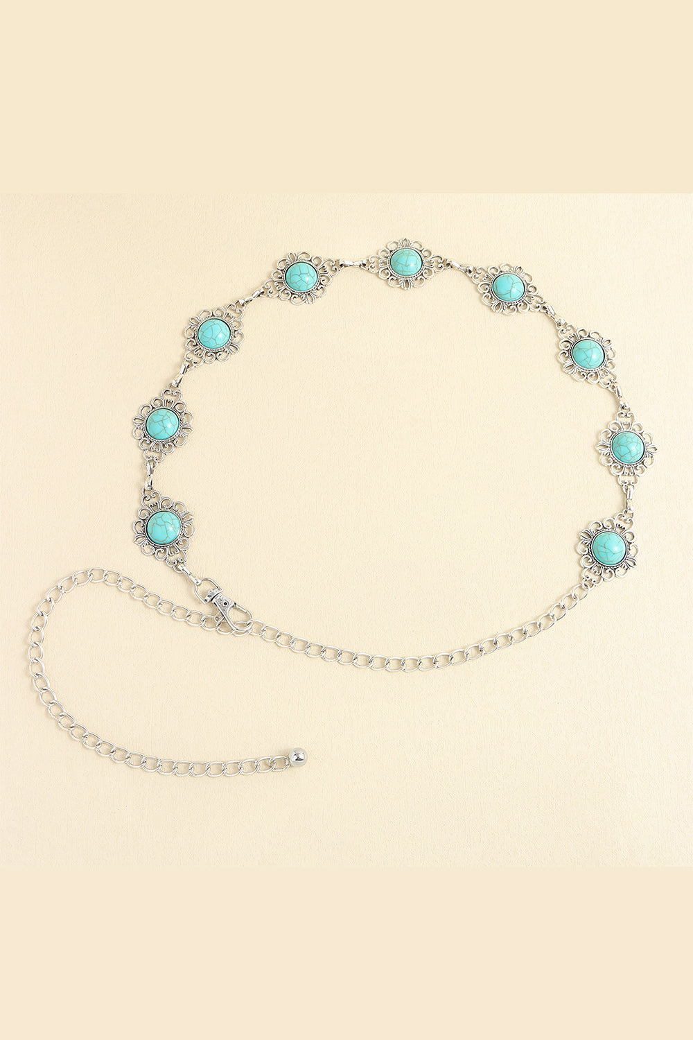 Vintage Turquoise Alloy Belt Carauana Store