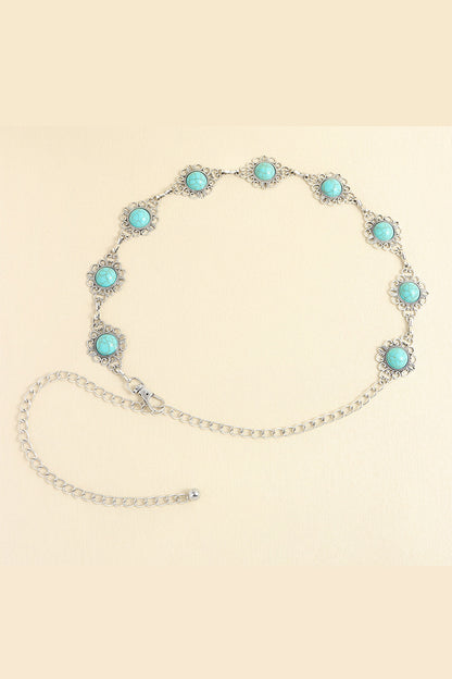 Vintage Turquoise Alloy Belt Carauana Store