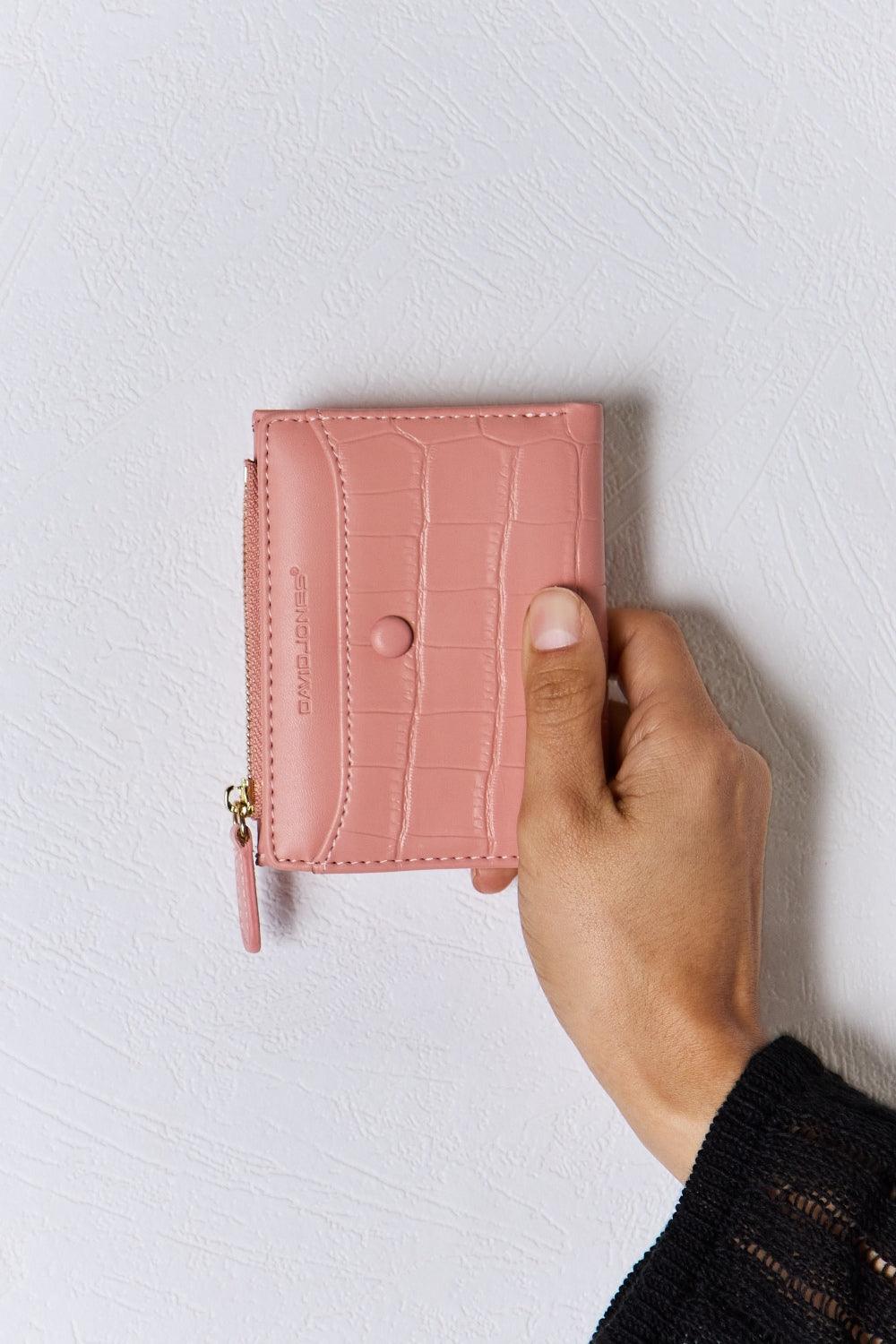 David Jones Texture PU Leather Mini Wallet Carauana Store