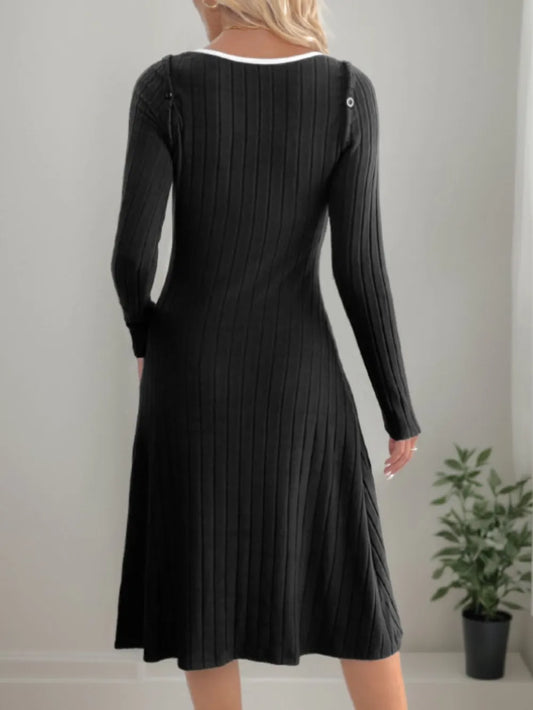 Perfee Slit Wide Strap Dress and Detachable Long Sleeves Set Carauana Store