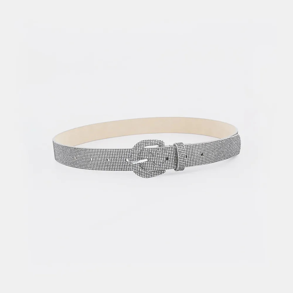Sequin PU Leather Belt Carauana Store