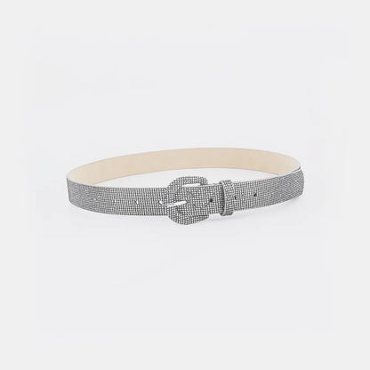 Sequin PU Leather Belt Carauana Store
