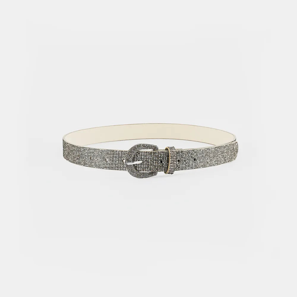 Sequin PU Leather Belt Carauana Store