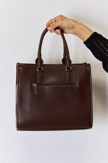 David Jones Argyle Pattern PU Leather Handbag Carauana Store