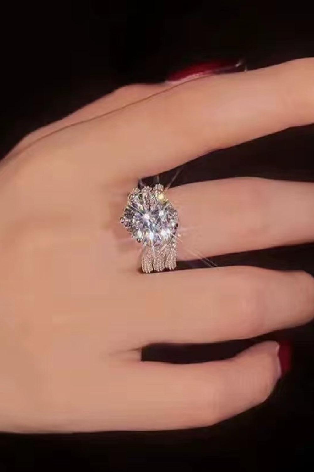 Adored 3 Carat Moissanite Three-Layer Ring Carauana Store