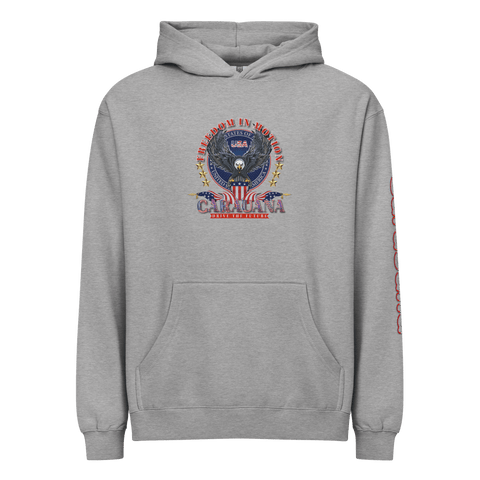 CaRaUaNa unisex hoodie Grey Cotton
