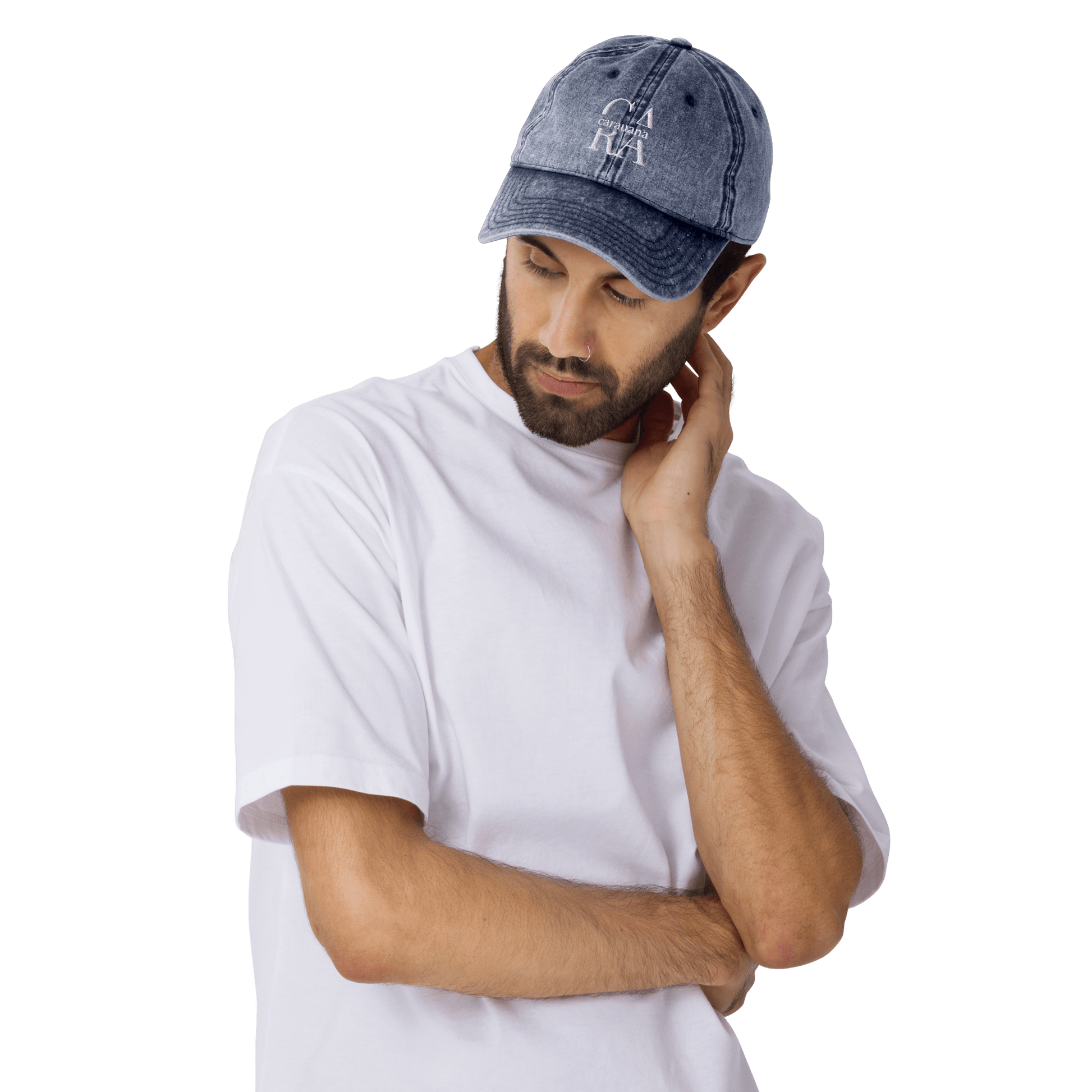 Vintage Cotton Twill Cap Men