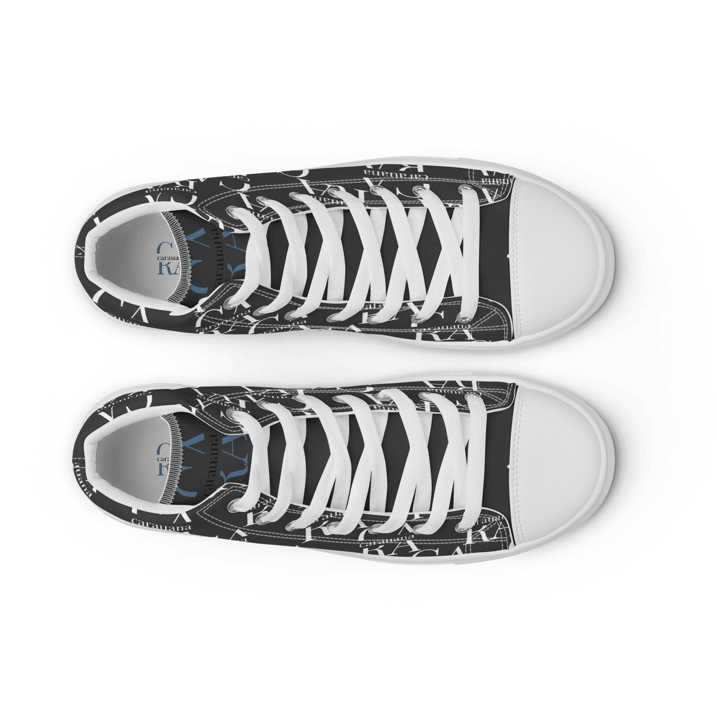 CARAUANA Hip Hop canvas shoes Black Branded