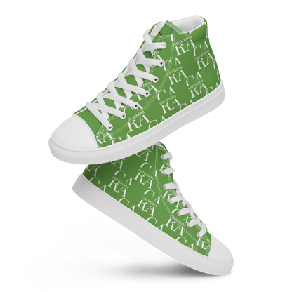 CARAUANA Hip Hop canvas shoes Green Branded