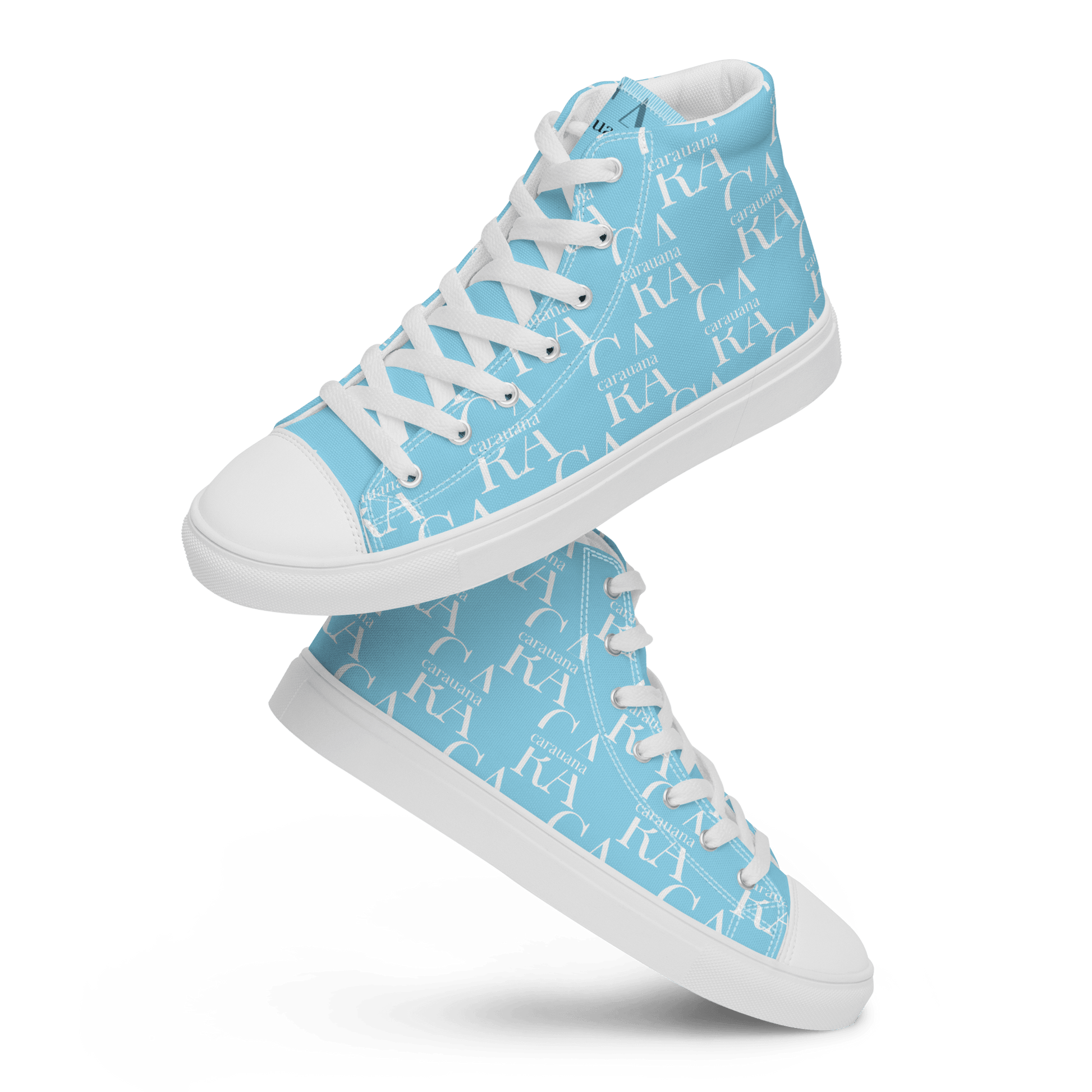 CARAUANA Hip Hop canvas shoes sky blue Branded