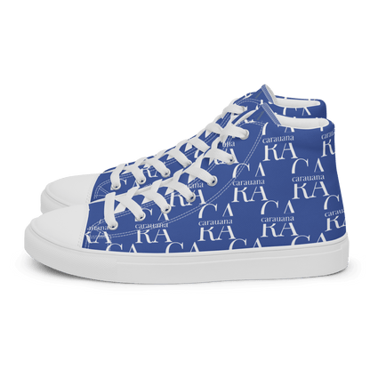 CARAUANA Hip Hop canvas shoes Blue Branded