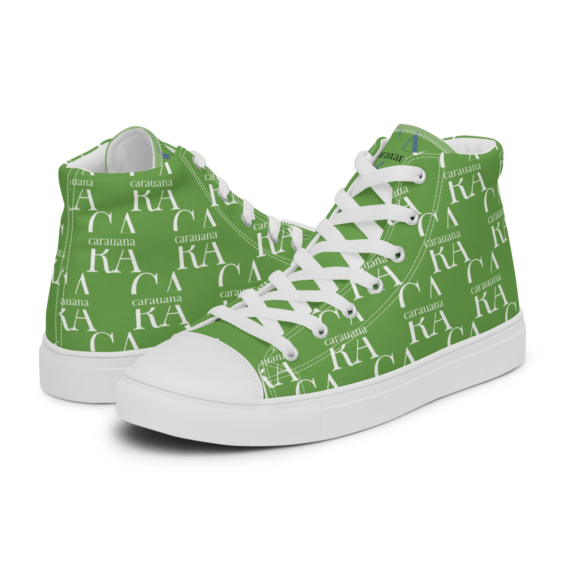 CARAUANA Hip Hop canvas shoes Green Branded