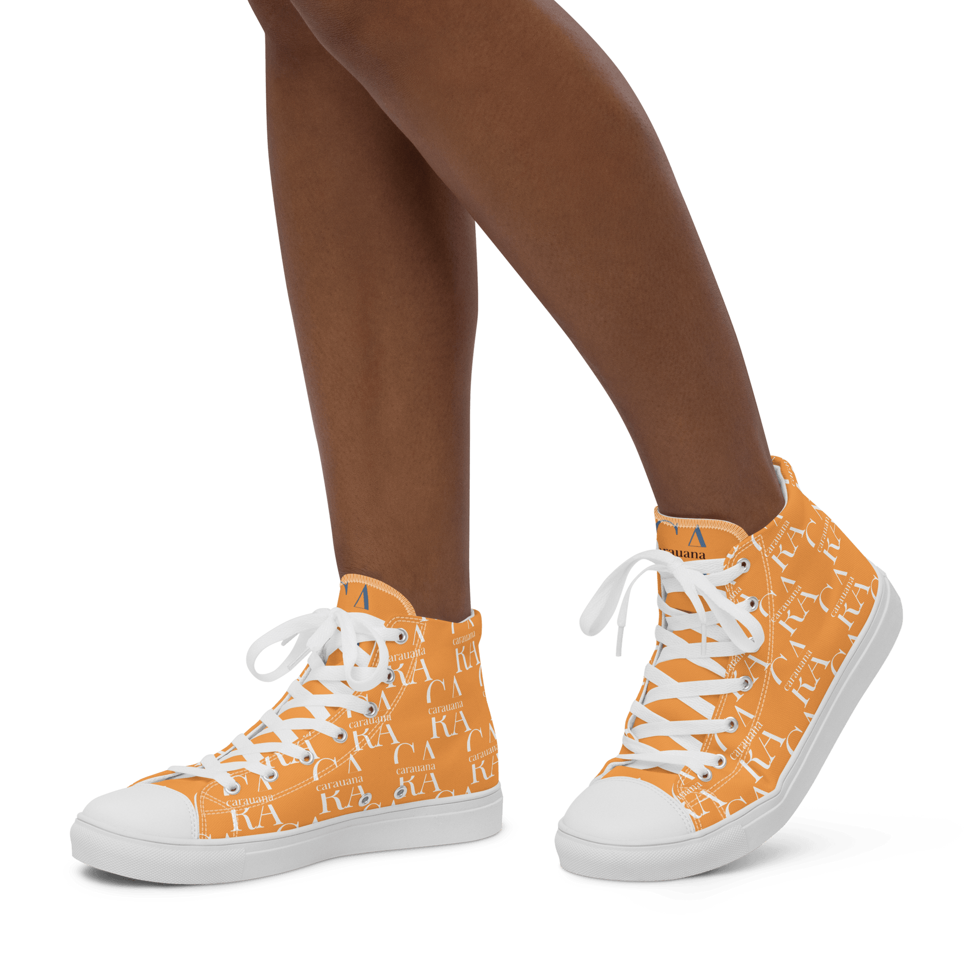 CARAUANA Hip Hop canvas shoes Orange Branded