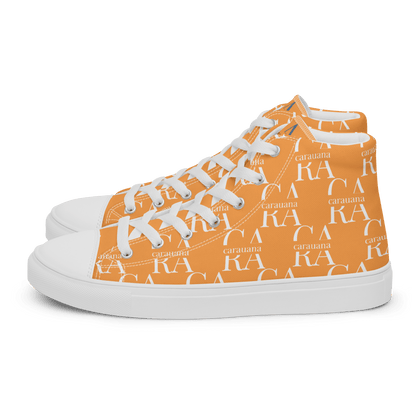 CARAUANA Hip Hop canvas shoes Orange Branded