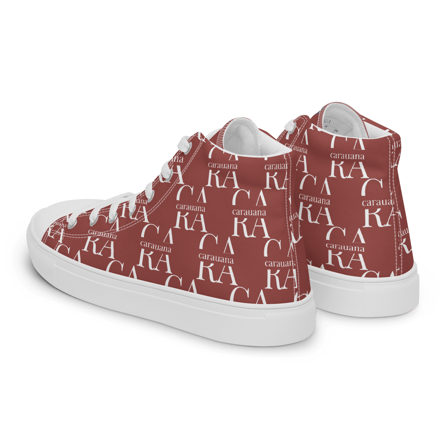 CARAUANA Hip Hop canvas shoes Brown Branded